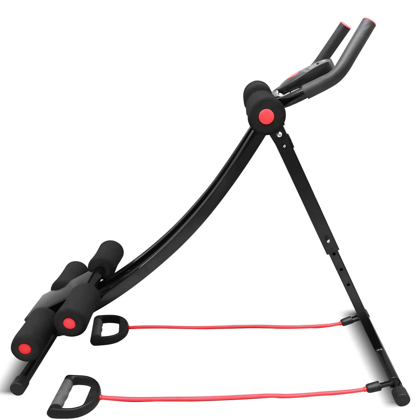 GIKPAL Foldable Ab Machine With LCD Display For Home Gym