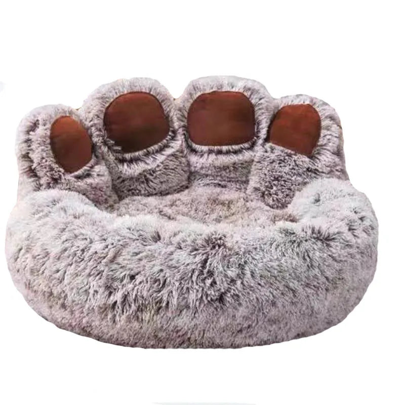 BeiYu Pet Fluffy Winter Dog Comfort Bed Sofa Kennel