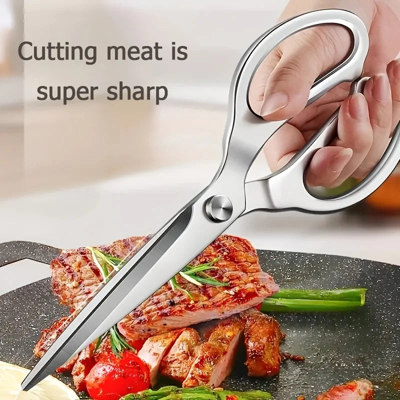 Stainless Steel Kitchen Scissors Multifunctional Household Shears For Meat Poultry