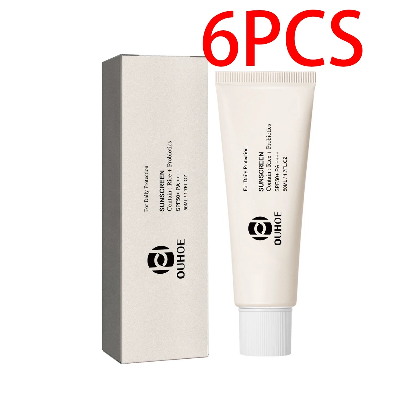 Ouhoe SPF 50 Face Sunscreen Probiotic Rice Brightening Cream