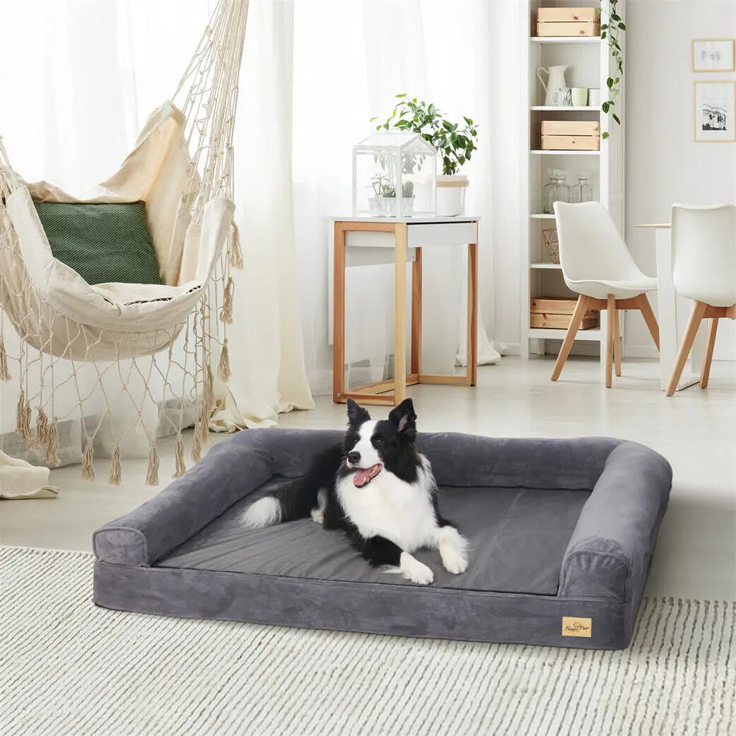 BINGOPAW Orthopedic Dog Bed with Removable Washable Cover
