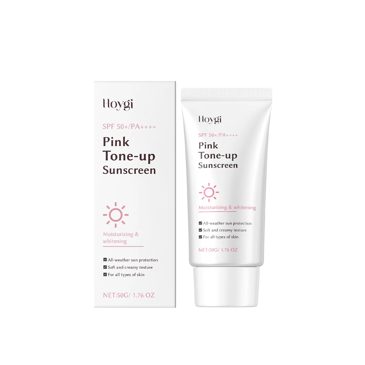 Hoygi SPF50 Sunscreen Facial Body Sun Cream Solar Blocker Moisturizing