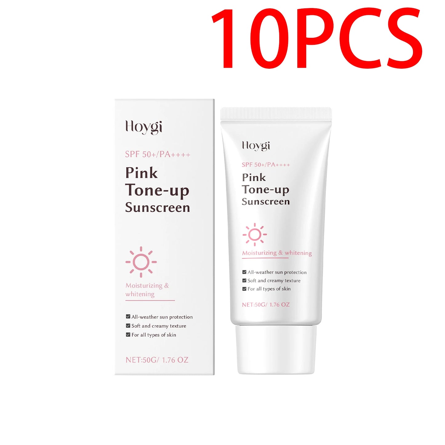Hoygi SPF50 Sunscreen Facial Body Sun Cream Solar Blocker Moisturizing