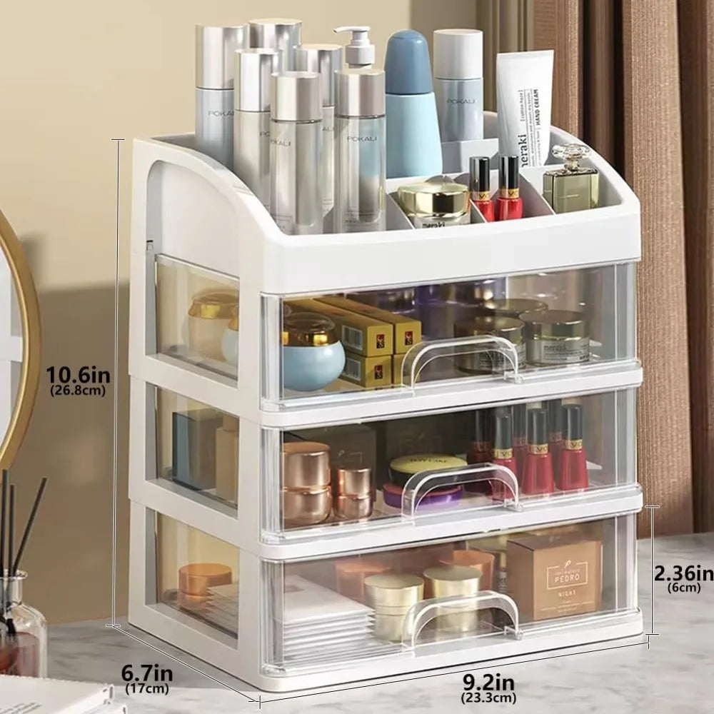 AEDG Multi Layer Desktop Storage Box Drawer Organizer For Cosmetics