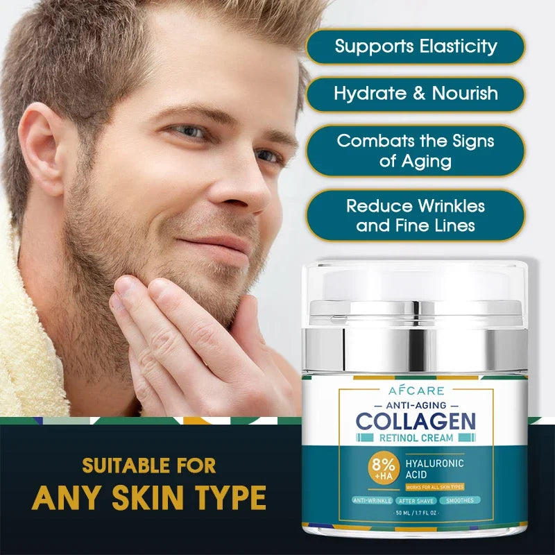 8 Percent HA Collagen Wrinkle Remover Face Cream Anti Aging