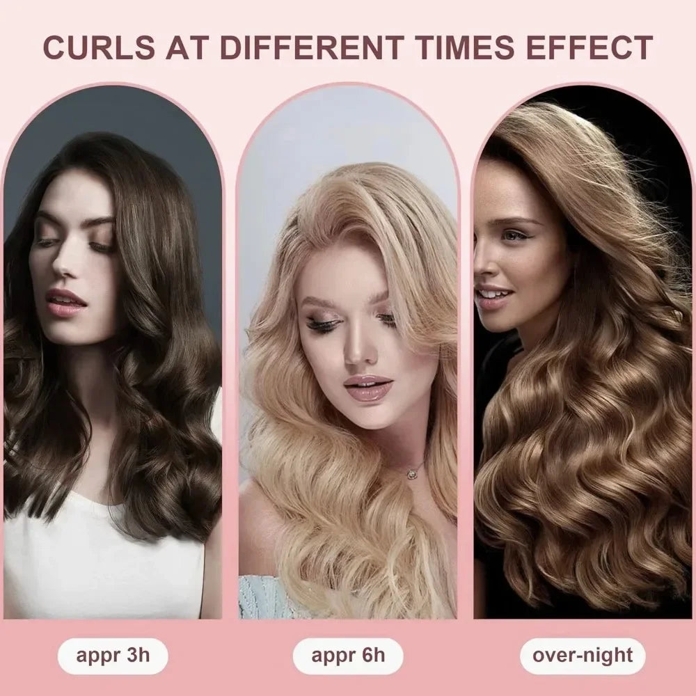 Heatless Curling Rod Headband For Overnight No-Heat Hair Rollers