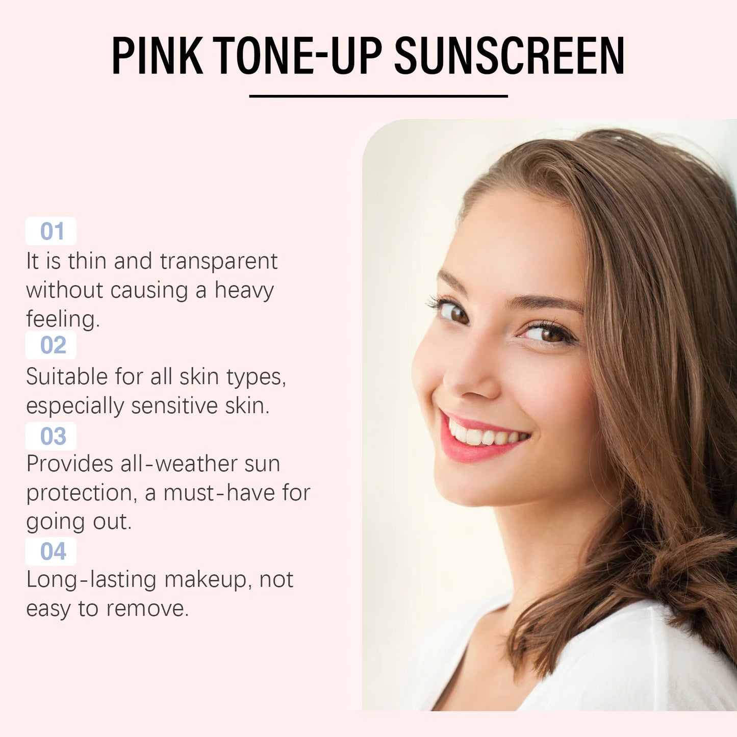 Hoygi SPF50 Sunscreen Facial Body Sun Cream Solar Blocker Moisturizing