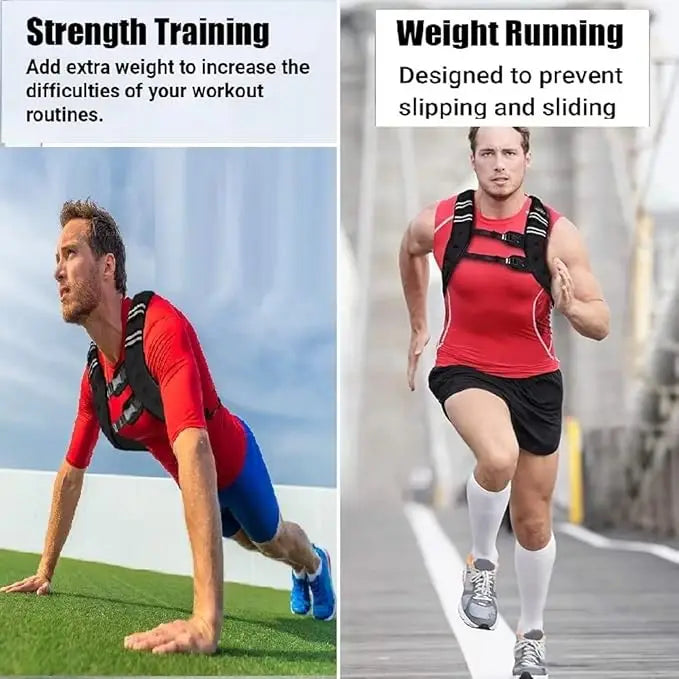 Weighted Vest For Men And Women With 12-30 Lb Weights