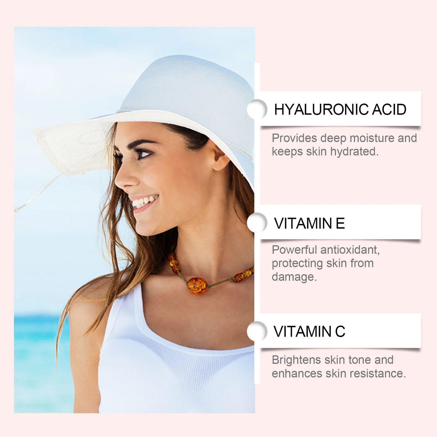 OceAura Sunscreen Spray SPF 42 Hyaluronic Acid UV Protector