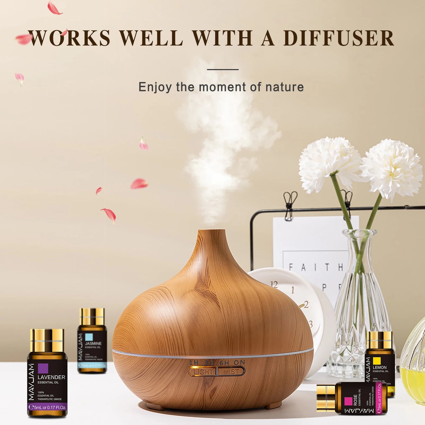 MAYJAM Essential Oils Set 35pcs For Humidifier Diffuser