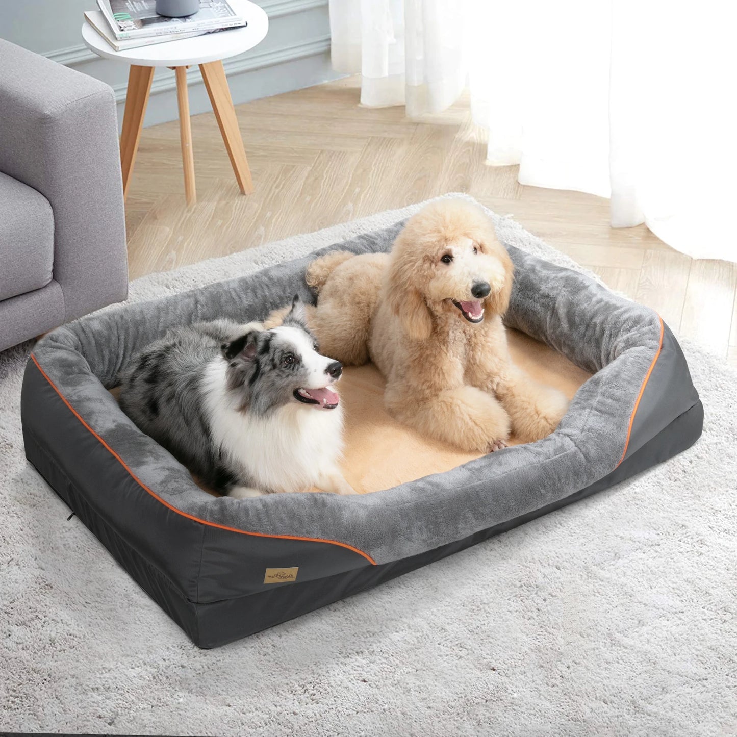 BINGOPAW Dog Bed Waterproof With Removable Washable Cover