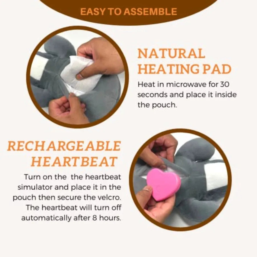 Yao Hui Huang Puppy Heartbeat Toy For Dogs Sleep Aid