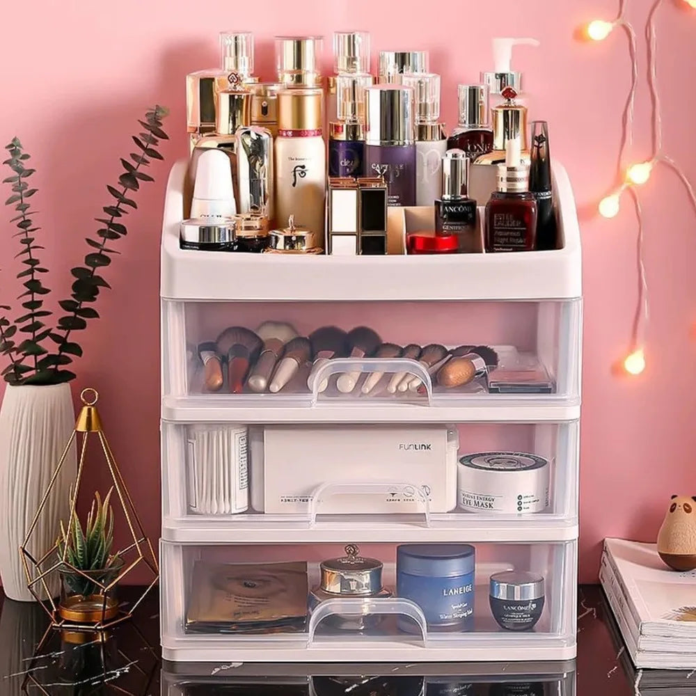 AEDG Multi Layer Desktop Storage Box Drawer Organizer For Cosmetics