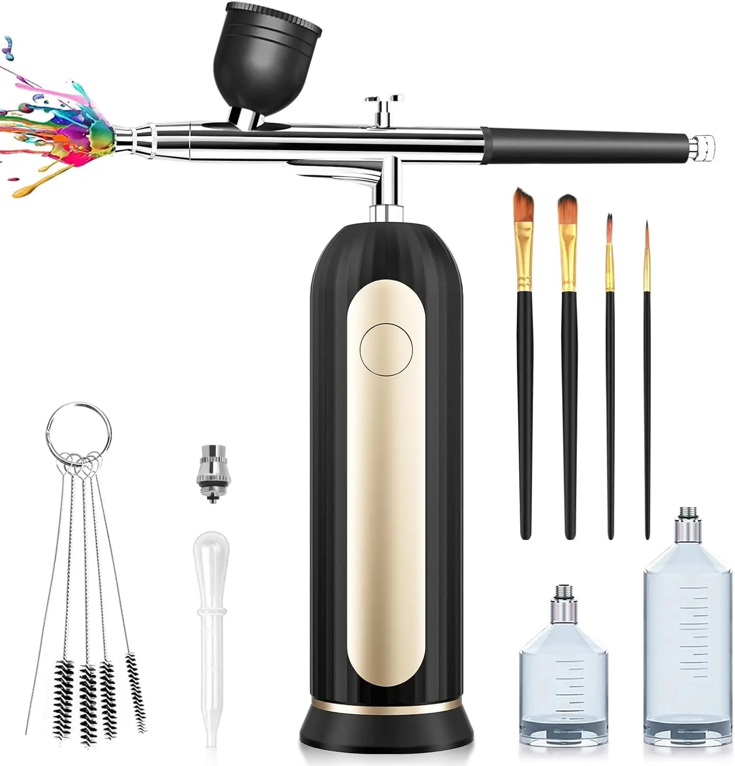 Cordless Airbrush Kit With Compressor For Nails And Makeup