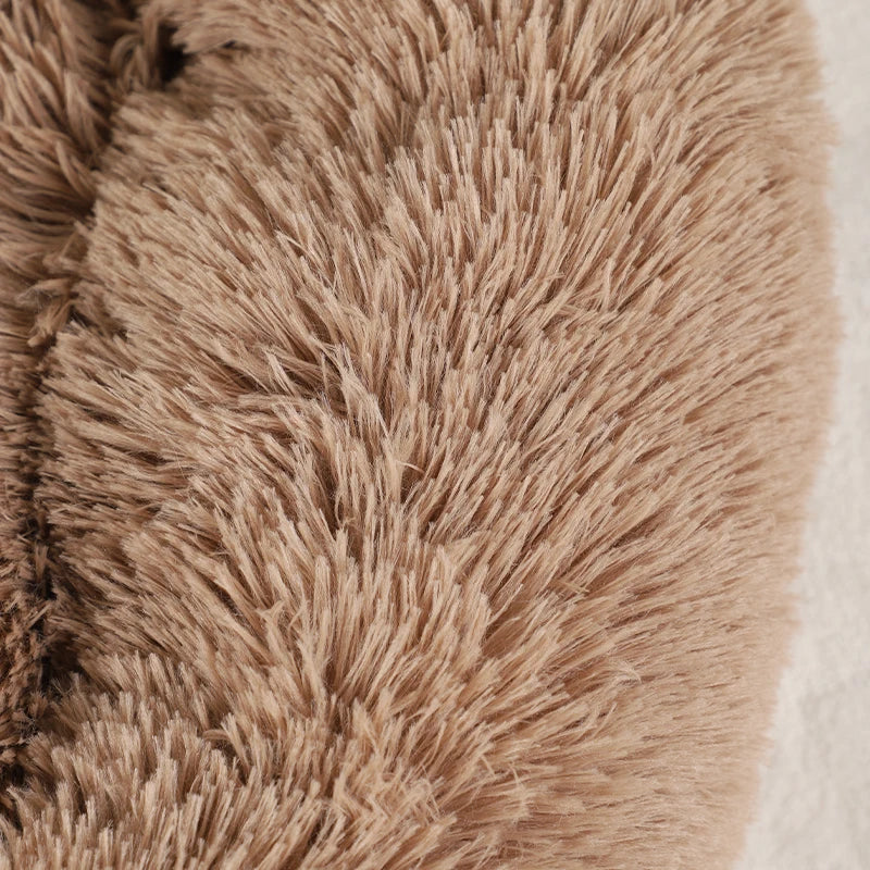 BeiYu Pet Fluffy Winter Dog Comfort Bed Sofa Kennel
