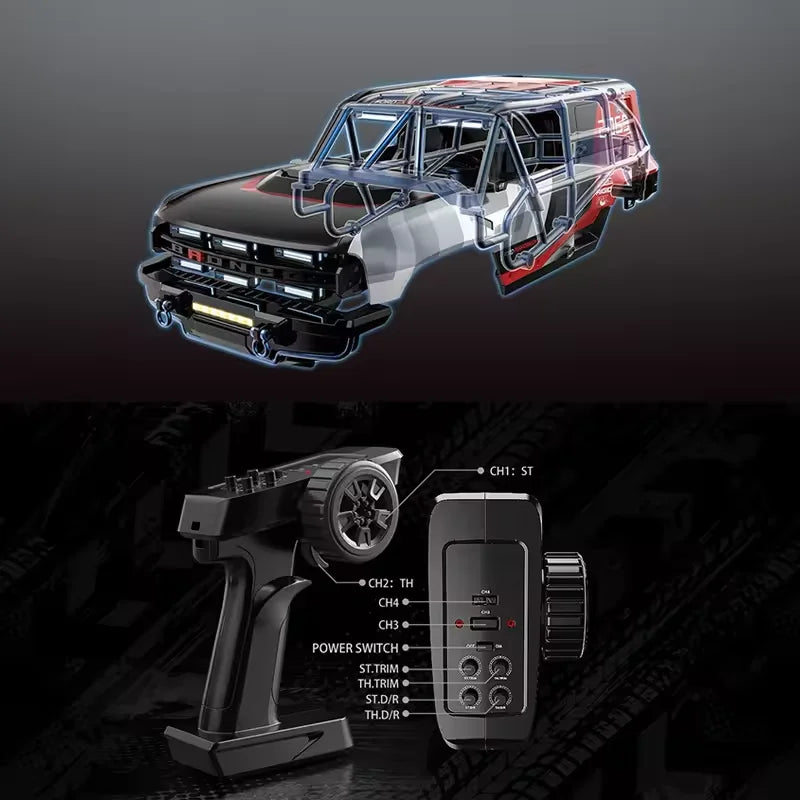 BEYONDSKY H12P Brushless RC Car Four Wheel Drive RTR