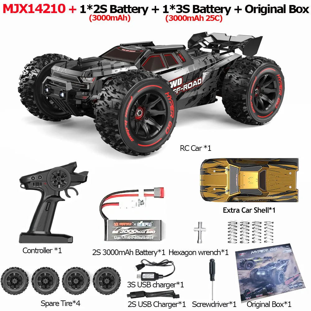 Jyscend MJX 14209 14210 RC Car 4WD Brushless Off Road