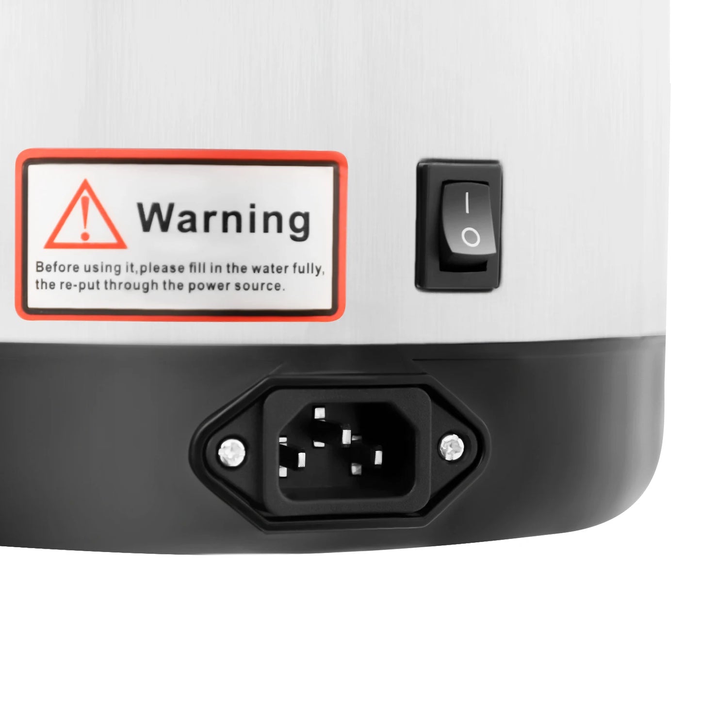 Electric Kettle 110V 750W Stainless Steel Water Boiler Auto Shutoff Keep Warm