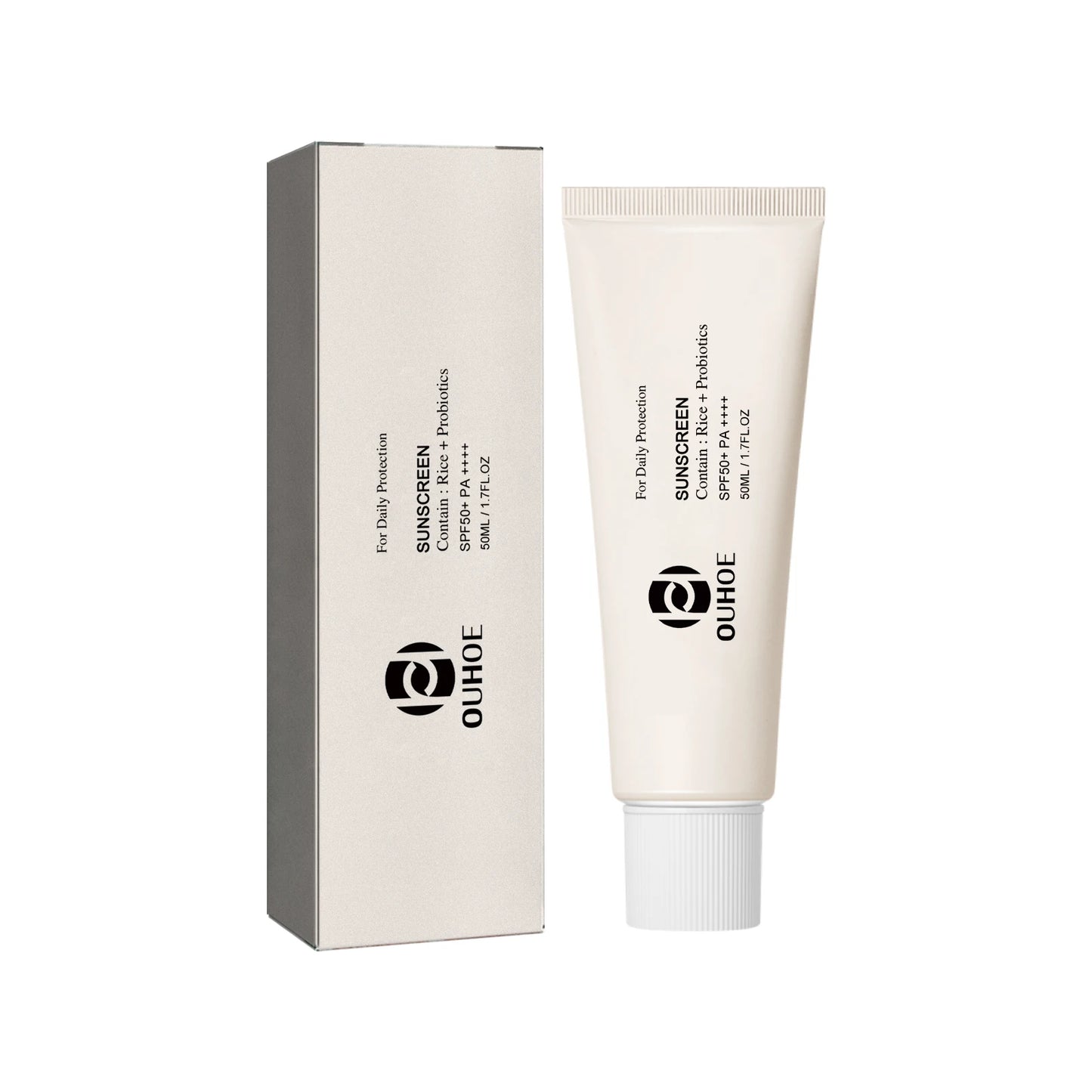 Ouhoe SPF 50 Face Sunscreen Probiotic Rice Brightening Cream