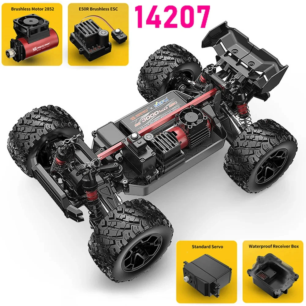 Jyscend Hyper Go MJX 14207 14208 RC Car Brushless 4WD