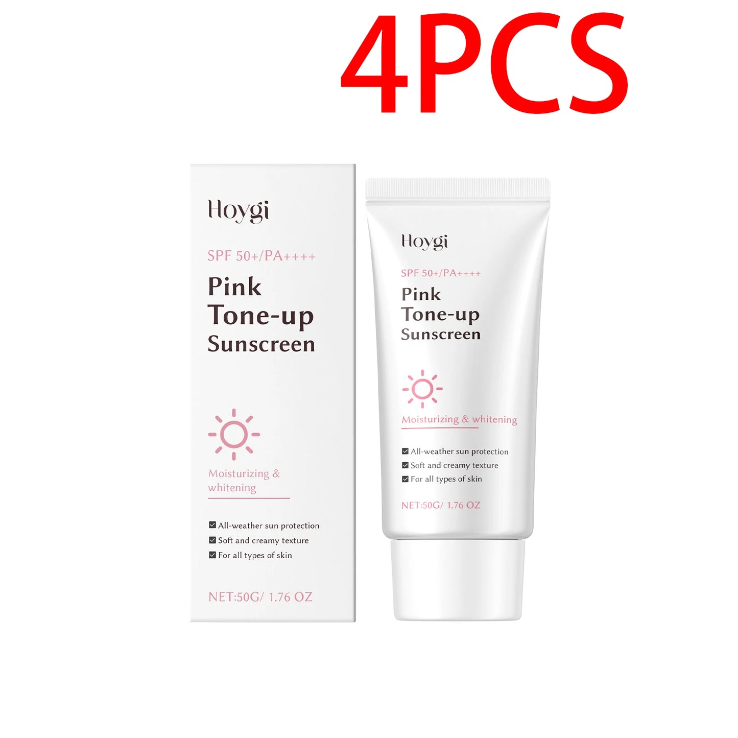 Hoygi SPF50 Sunscreen Facial Body Sun Cream Solar Blocker Moisturizing
