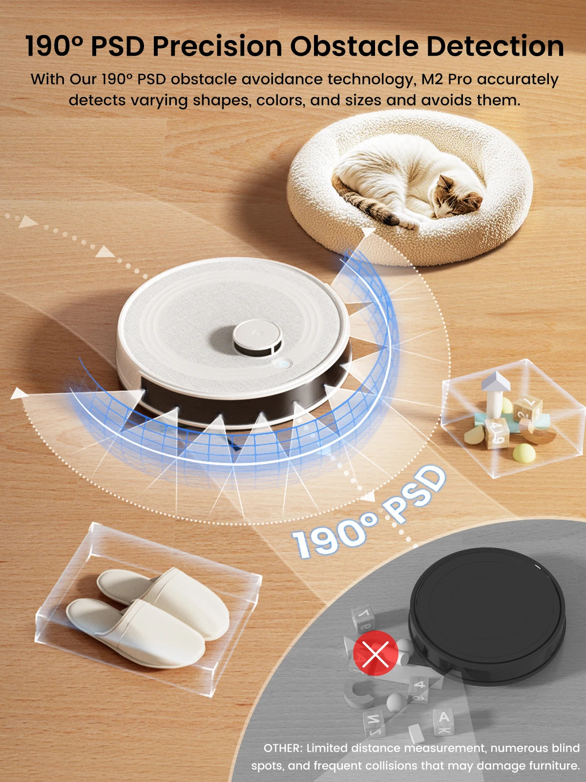 Lefant M2 Pro Robot Vacuum And Mop Combo With LiDAR