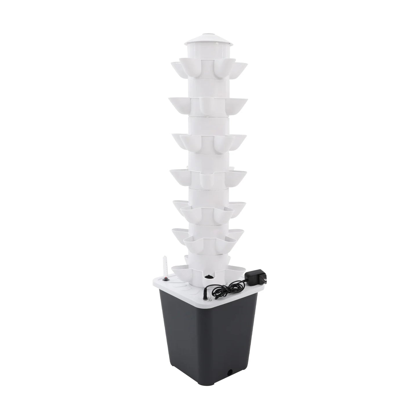 7-Tier Hydroponic Tower for Indoor Vertical Gardening