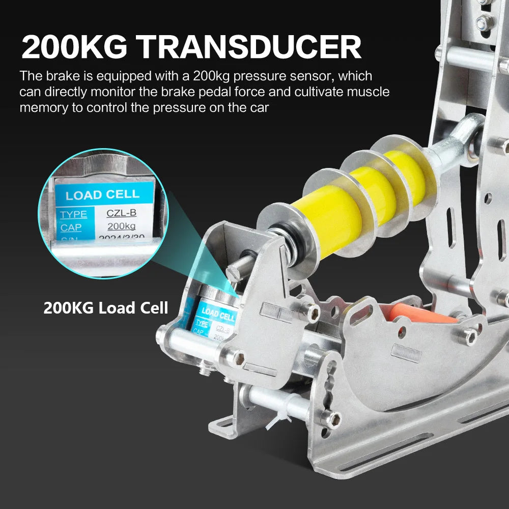 SimJack UT Pedals Sim Racing Load Cell Hydraulic Pedal