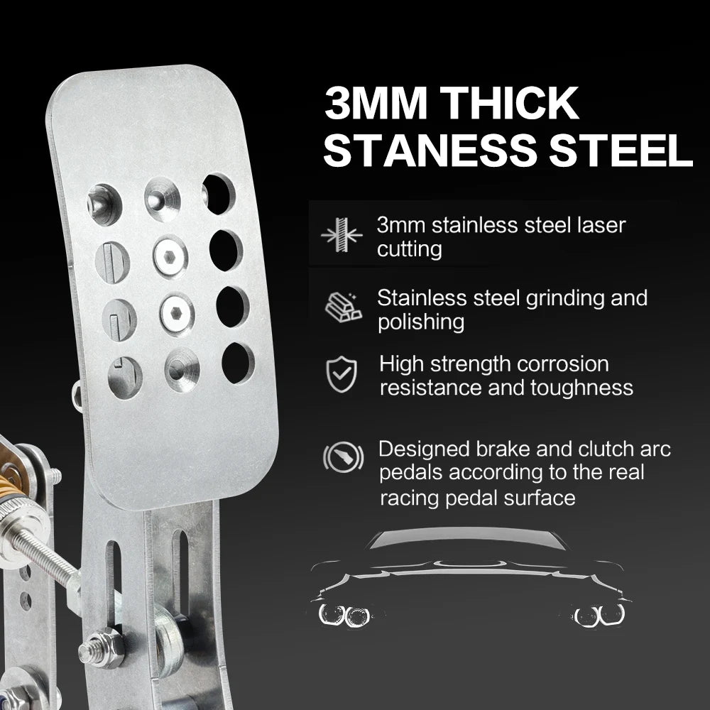 SimJack UT Pedals Sim Racing Load Cell Hydraulic Pedal