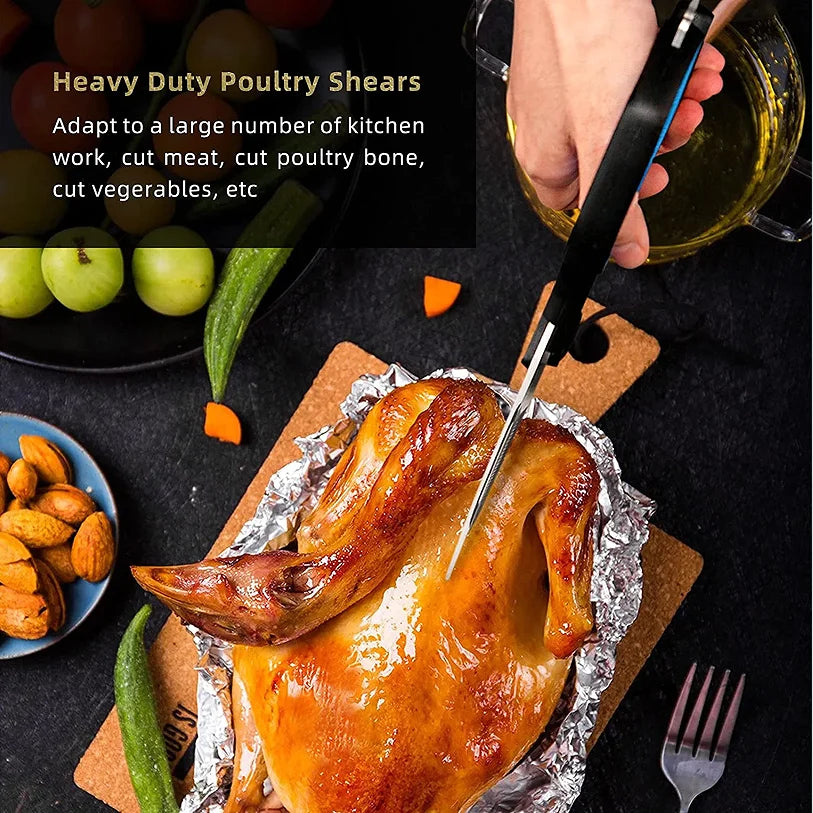 Heavy Duty Stainless Steel Kitchen Shears For Utility Use