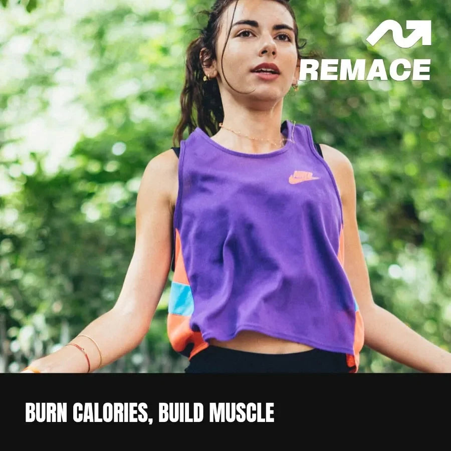 Weighted Jump Rope Set With Quarter Pound And Half Pound Weights Two Ropes