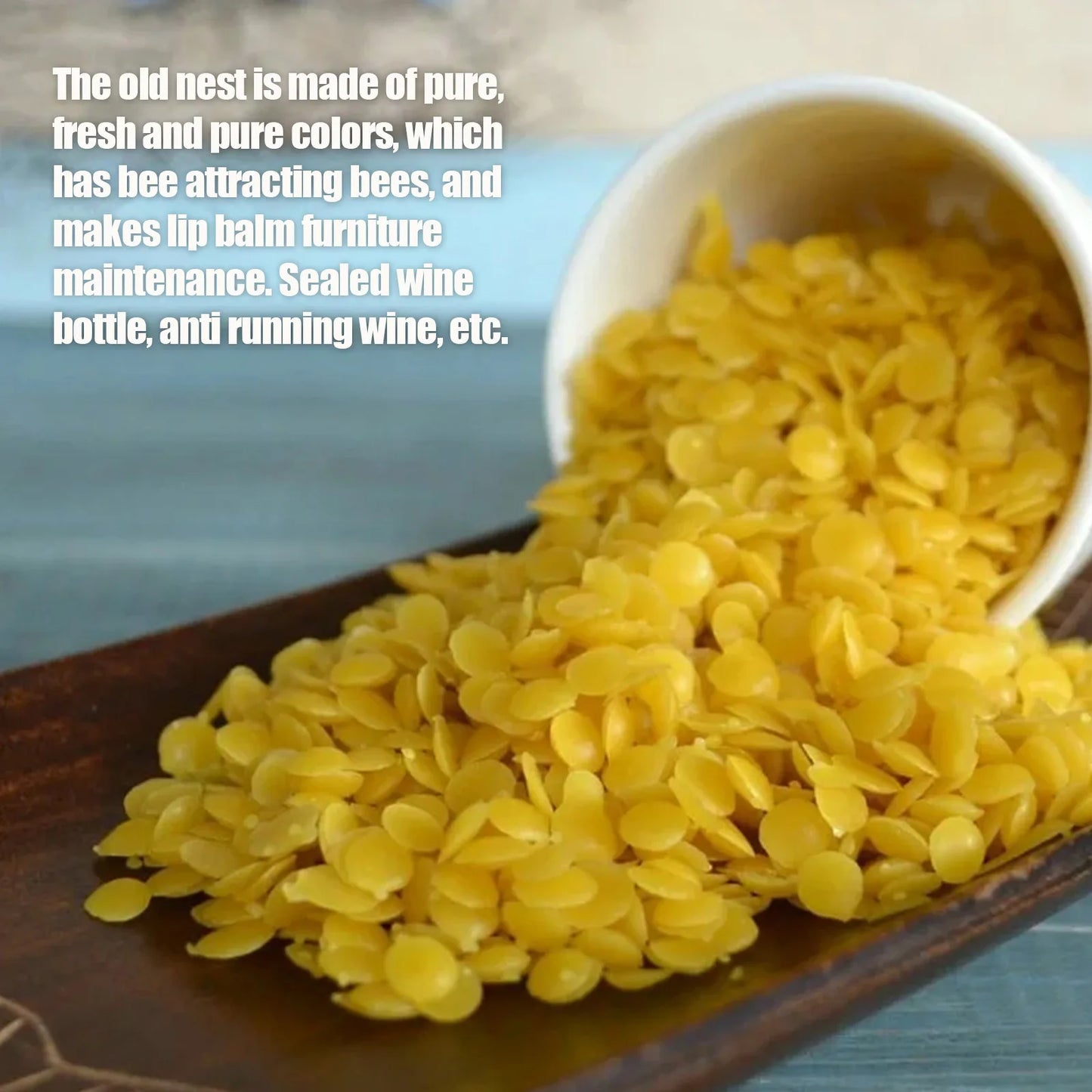 Pure Organic Beeswax For Lip Balm And Aromatherapy Candles