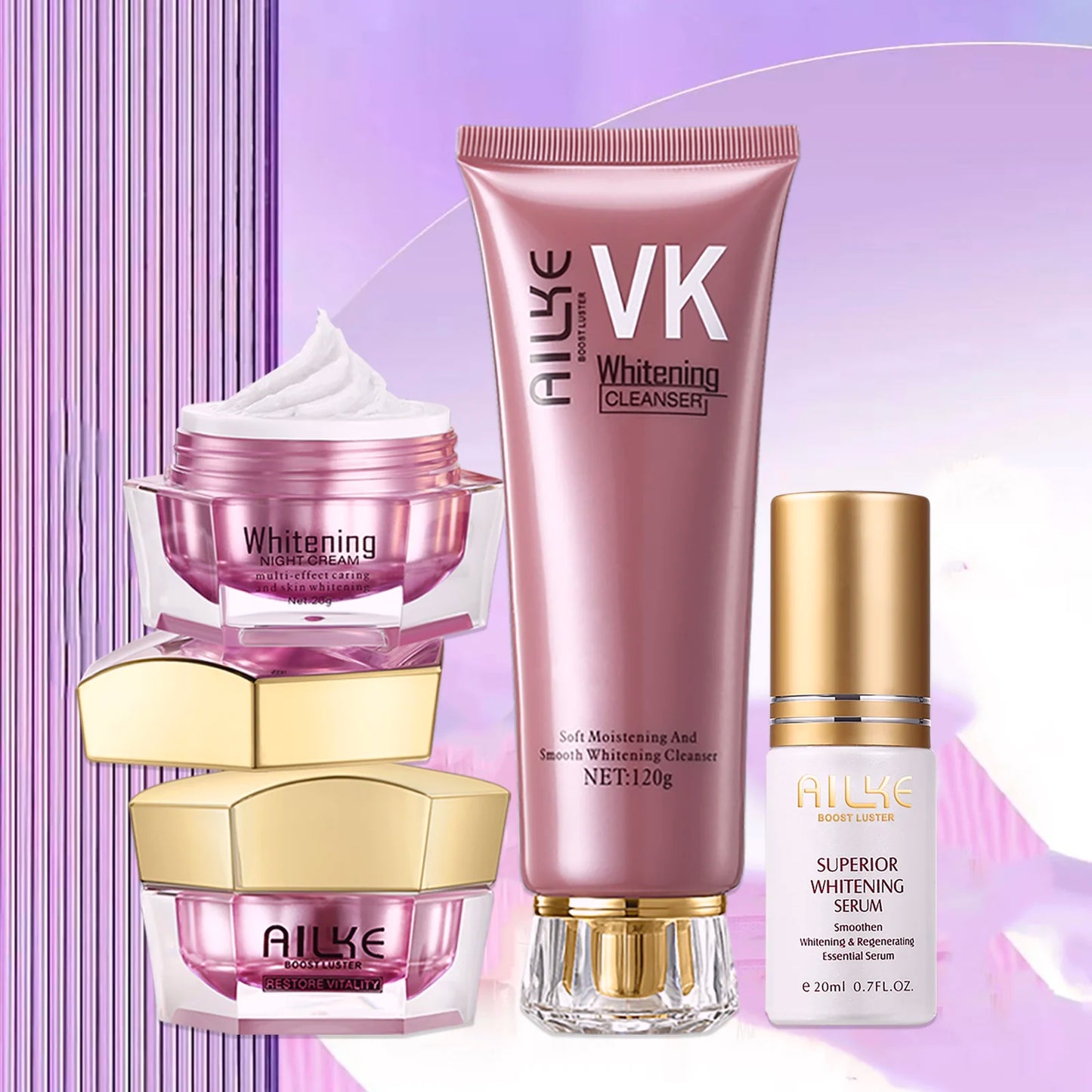 AILKE Hyaluronic Acid Face Cream Anti Aging Whitening Moisturizer