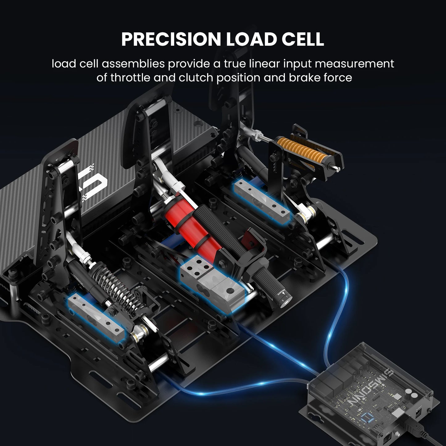 SIMSONN PRO X Ultra Sim Racing Pedals For PC Racing