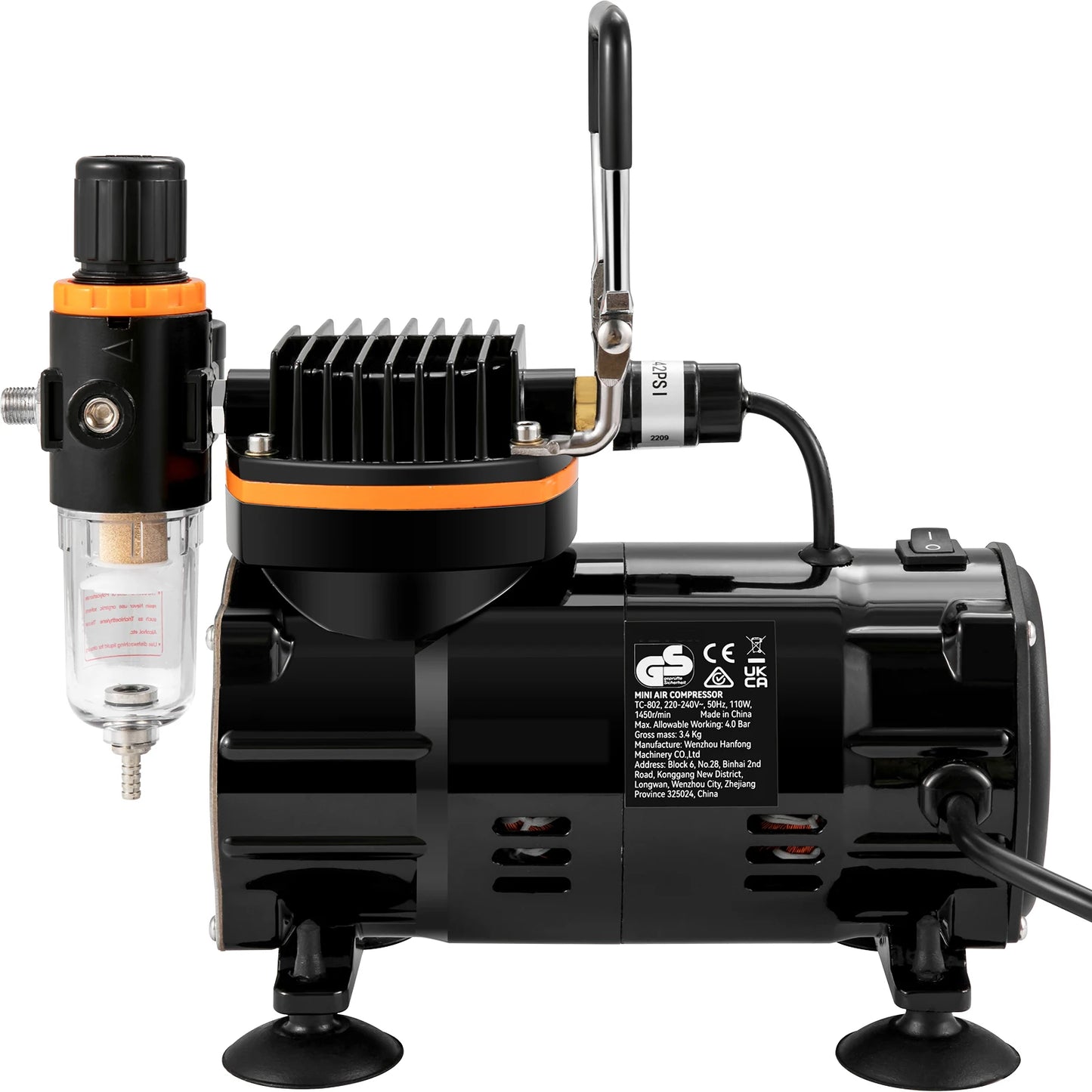 SucceBuy Dual Action Airbrush Kit 120W Electric Spray Gun