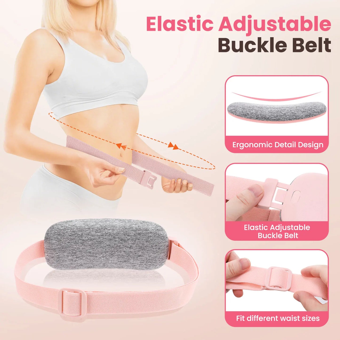 Hailicare Menstrual Heating Pad and Waist Massager Rechargeable