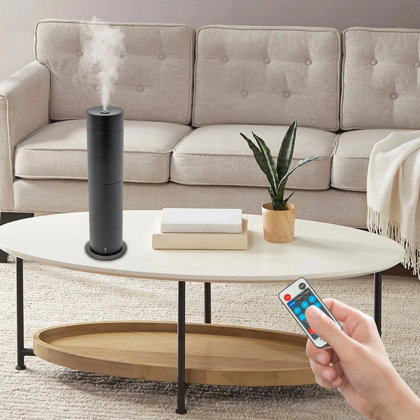 Bymaocar Scent Diffuser With Bluetooth Control And Remote