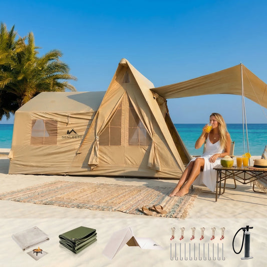 Senleeto Large Inflatable Tent For 8 To 10 People 135Sqft