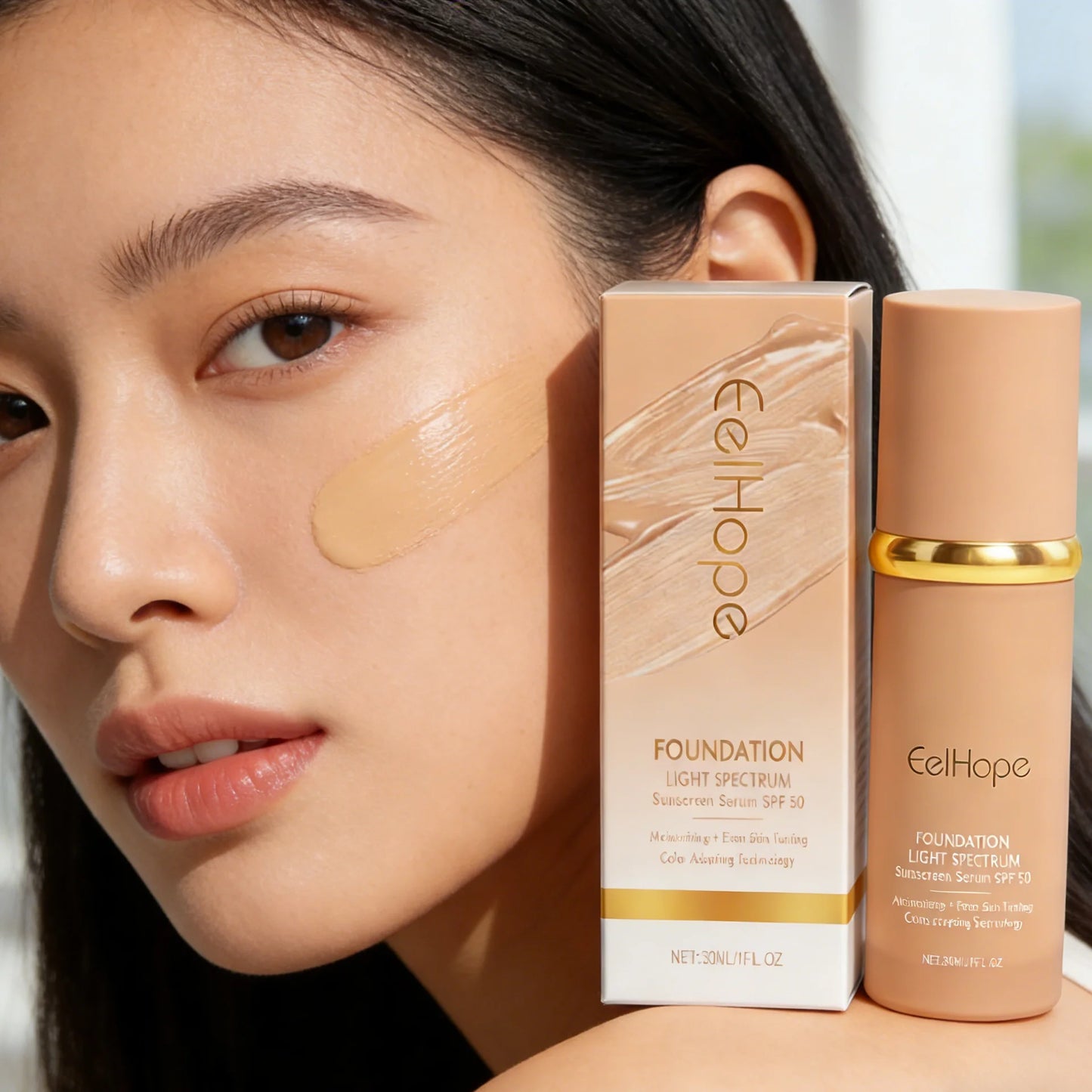 Magic Color Changing Foundation SPF 50 Matte Long Lasting Waterproof