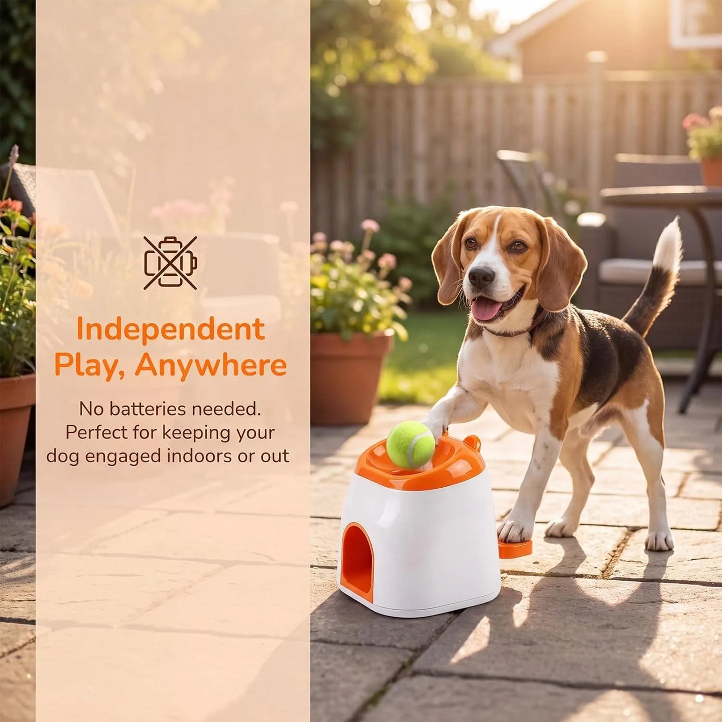 2 In 1 Automatic Dog Ball Launcher And Treat Dispenser