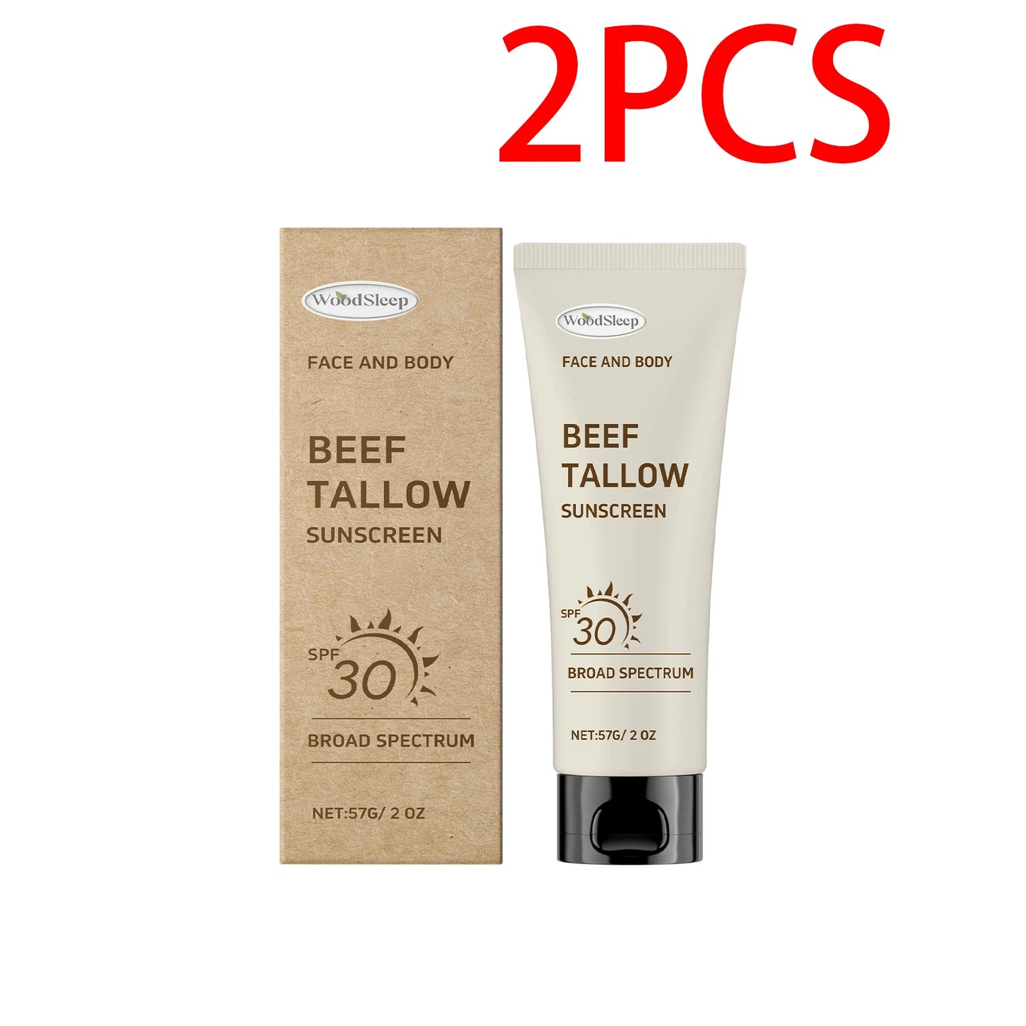 Woodsleep Tallow SPF30 Sunscreen For Outdoor Broad Protection