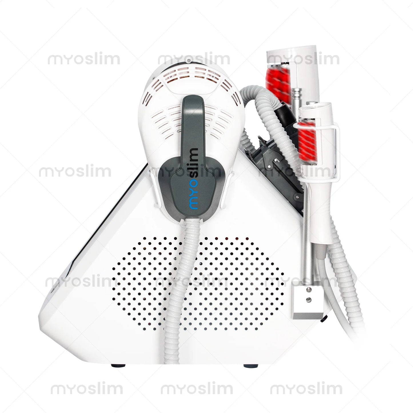 MYOSLIM Rotating Roller Massager With EMS Muscle Stimulation
