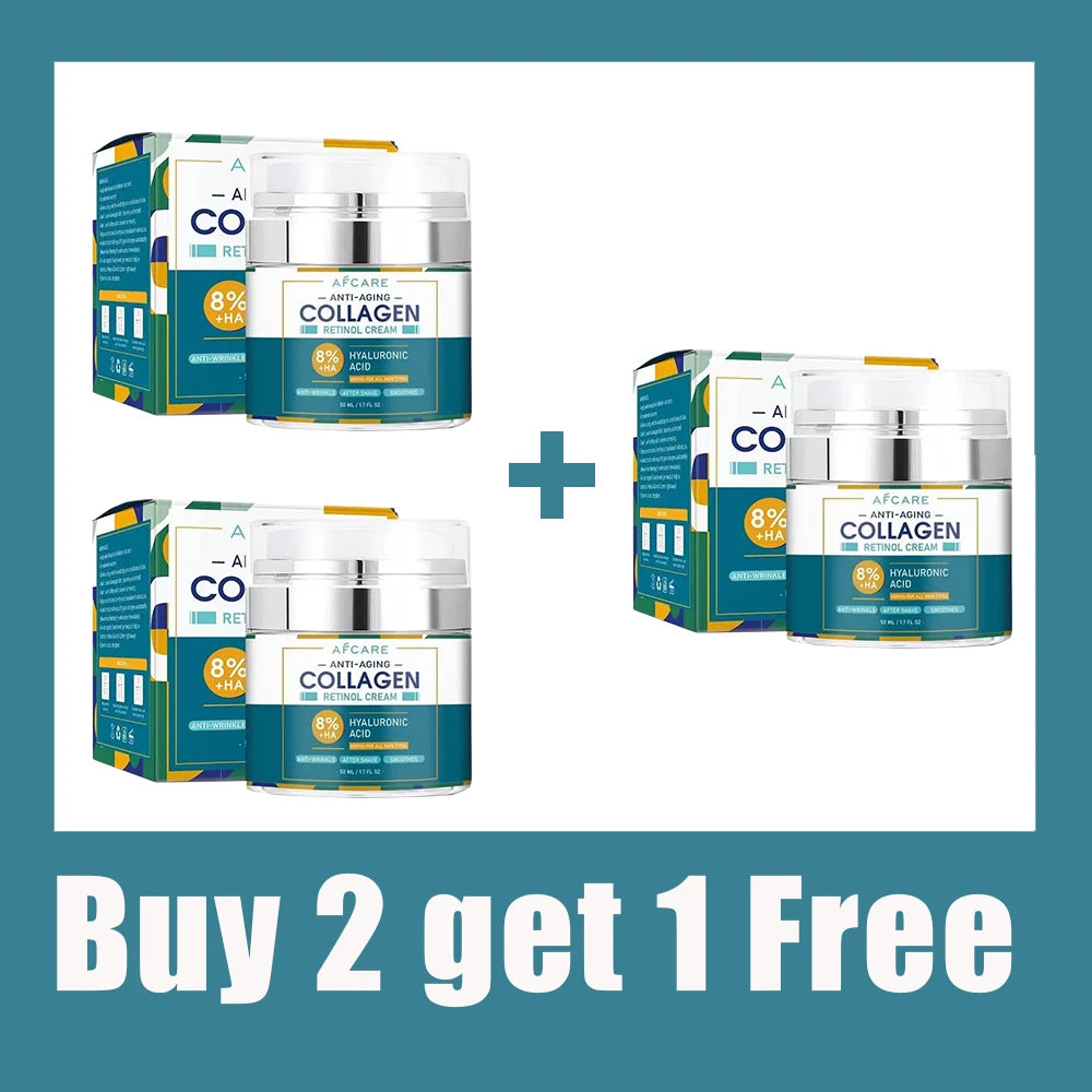 8 Percent HA Collagen Wrinkle Remover Face Cream Anti Aging