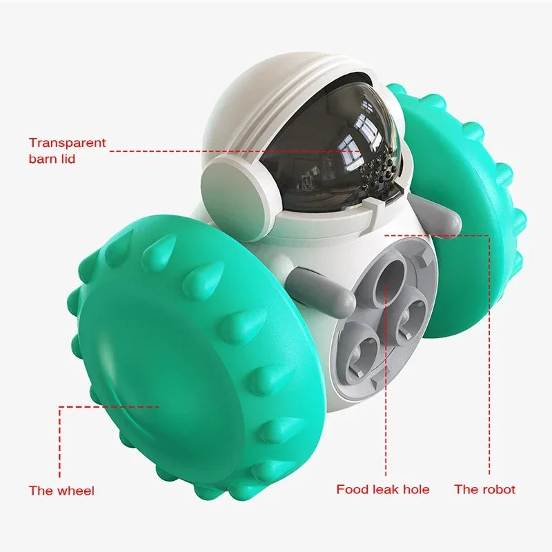 Dog Food Dispenser Puzzle Toy For Slow Feeding And Training