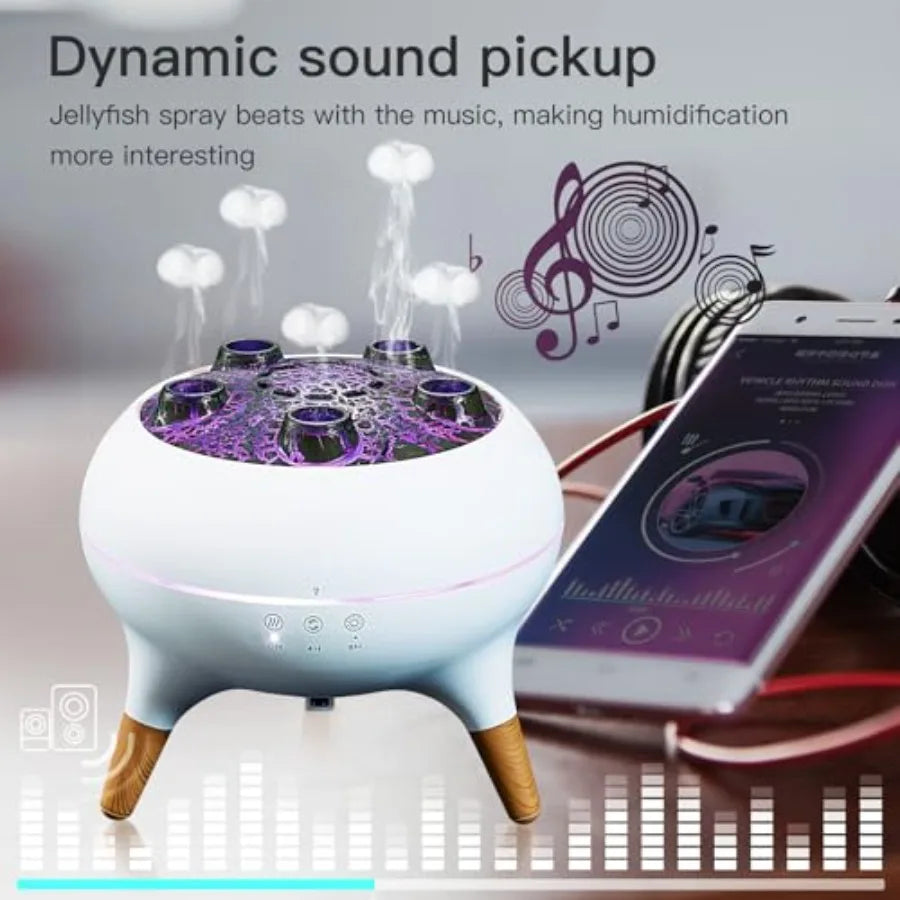Jellyfish Ultrasonic Essential Oil Diffuser Humidifier