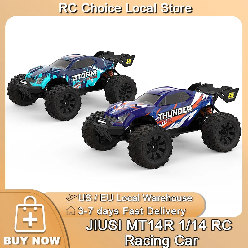 JIUSI MT14R Brushless 4WD Off-Road Truck, 3S 2200mAh Battery, 80km/h