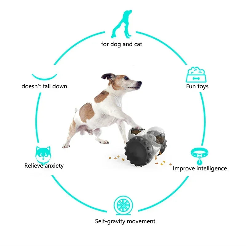 Dog Food Dispenser Puzzle Toy For Slow Feeding And Training