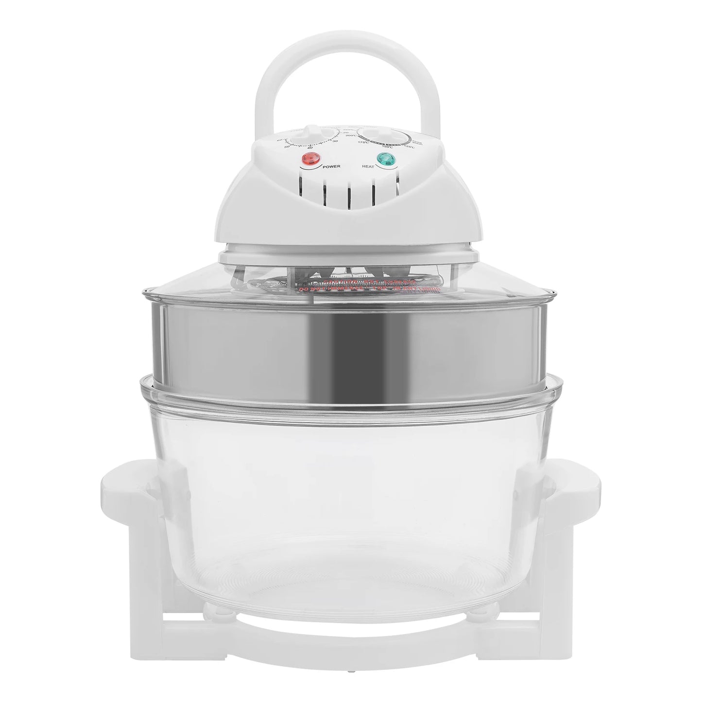 Visual Air Fryer 110V 1200-1400W 360 Degree Hot Air Circulation