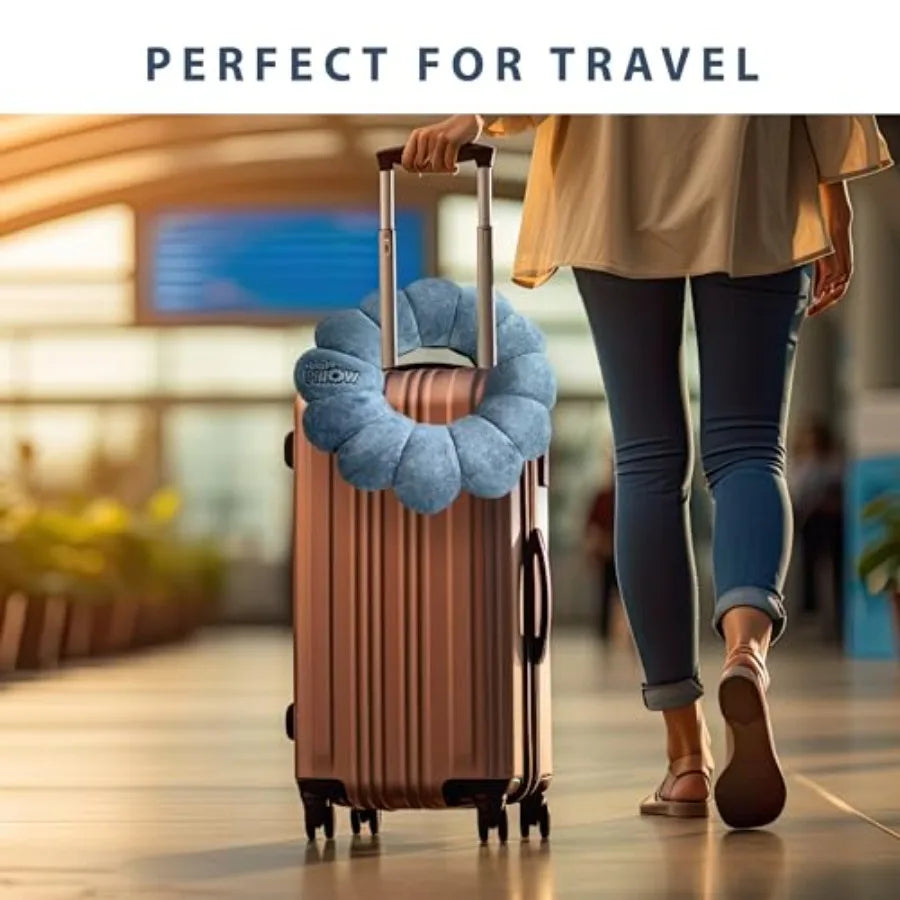 Donut Travel Neck Pillow Microbead Comfort