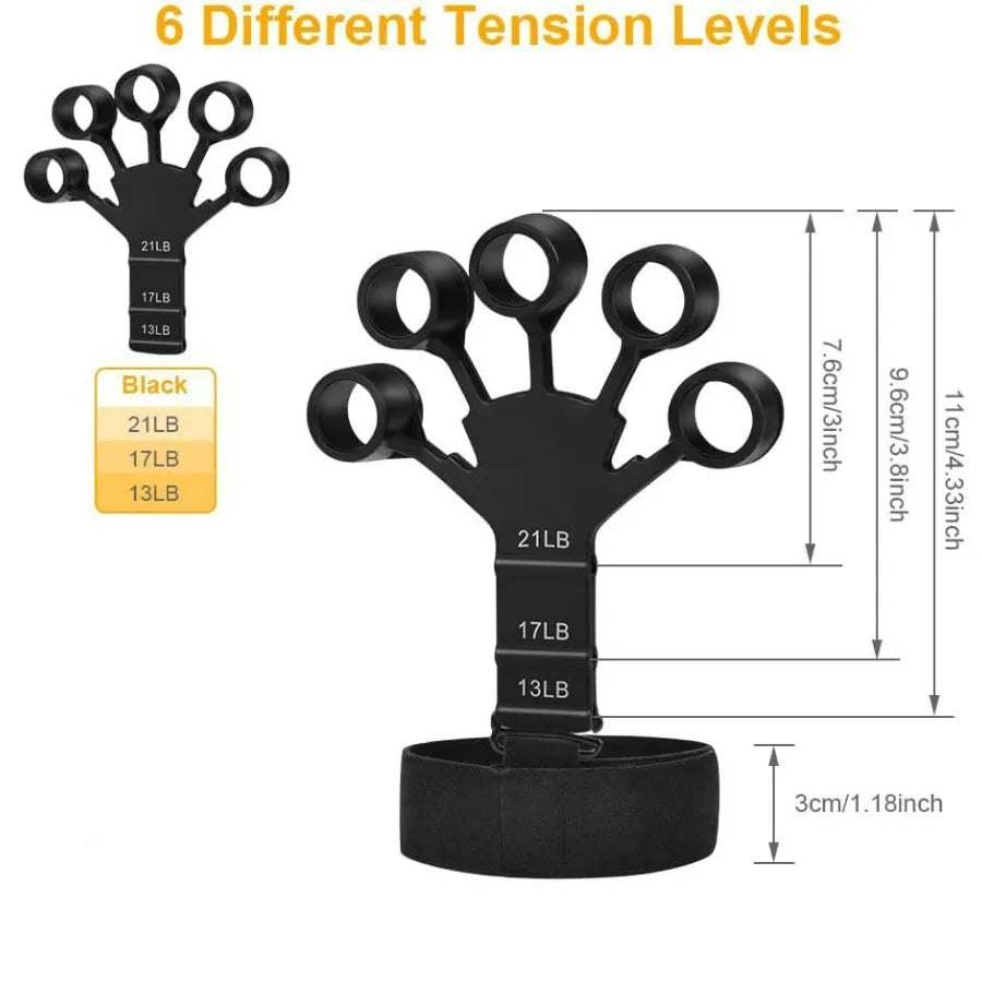 Grip Strength Trainer Finger Strengthener Hand Exerciser With 6 Levels